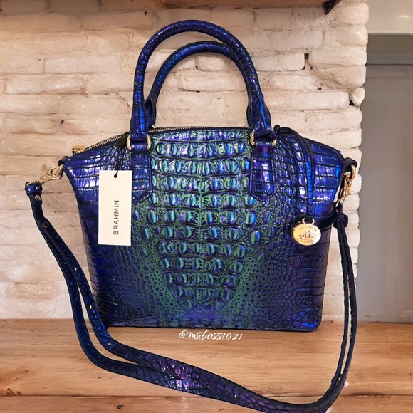 Brahmin Duxbury Royalty Ombré Melbourne Leather NWT - Picture 3 of 9